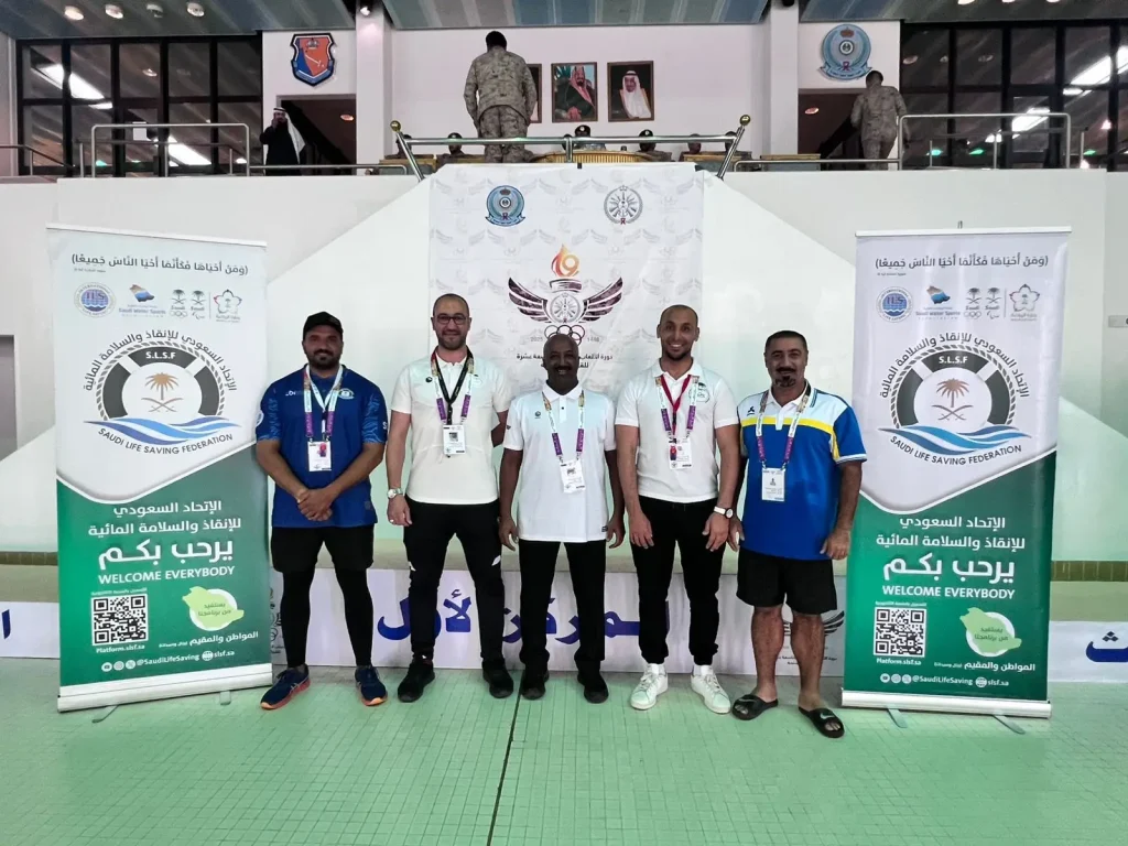 اختتمت مشاركة الاتحاد السعودي للإنقاذ والسلامة المائية في منافسات السباحة بدورة الألعاب الرياضية ال 19 للقوات المسلحة للمرحلة الثانية